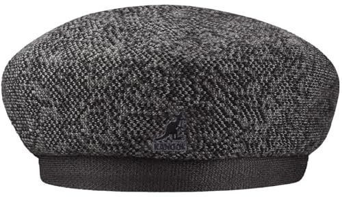 Kangol Unisex Vogelseye Maze Beret Baskenmütze, Flannel/DK Flannel, 56