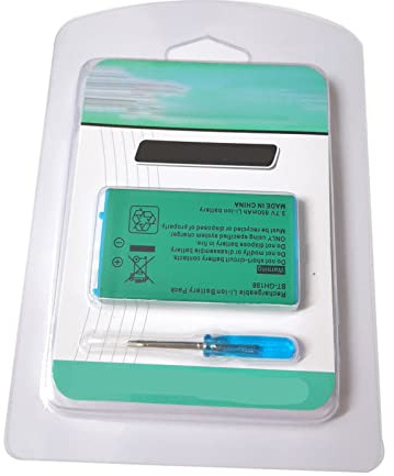 Batteria GBA, Pacco Batteria Ricaricabile Agli Ioni di Litio da 850 MAh con Cacciavite, Pacco Batteria Gameboy Advance SP per GBA SP Game Boy Advance SP