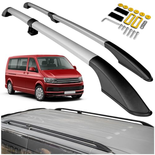 CHROMEMASTER | Compatibili con VW T6 Caravelle Short 2015-2019 | Barre Trasversali da Tetto, Mancorrenti sul Tetto | Sono Utilizzate per il Montaggio di Portapacchi, Box da Tetto o Portabiciclette