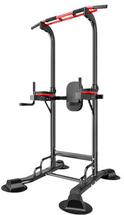 LYUCAYHQ Power Tower Power Rack, Höhenverstellbares Klimmzugstange Freistehend, Multifunktions Trainingsgerät für zu Hause für Das Fitnessstudio zu Hause