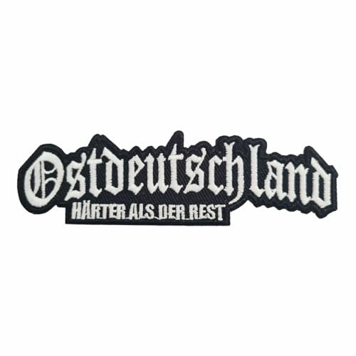 Aufnäher Aufbügler Patch Ostdeutschland Härter als der Rest