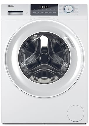 Haier Frontlader Waschmaschine 7kg I I-PRO SERIE 1 HW70-BP14929BU1 I Mit A-20% Effizienz, 1.400 U/Min. & sparsamem Inverter-Motor I Per App steuerbar I Mengenautomatik & Refresh-Programm