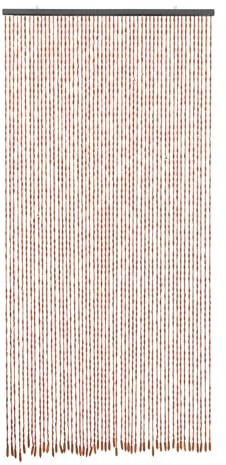 RjcdOPL - Cortina de puerta con cuentas de madera de bambú, cortina decorativa natural para puertas de entrada, sala de estar, dormitorio, 90 x 200 cm, 52 líneas (café)