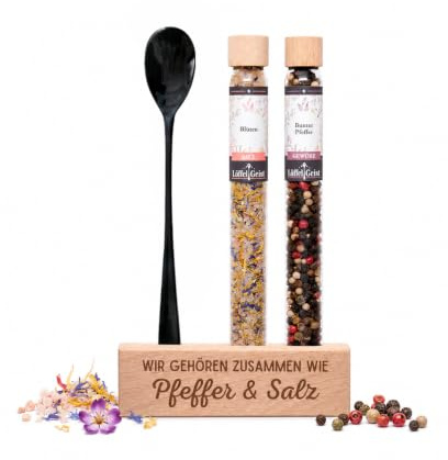 Löffelgeist® Gewürzset Wir gehören zusammen wie Pfeffer & Salz