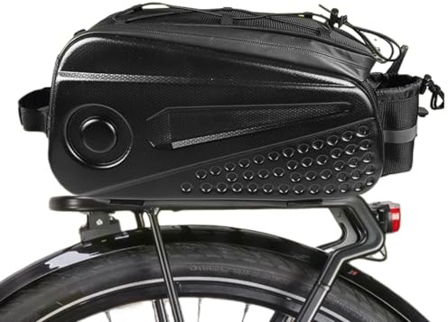 Generisch Fahrrad Gepäcktasche | 8,6L wasserdichte Rahmentasche Mit Hartschale | Fahrrad-Organizer Seitentasche Für Schlüssel, Smartphones, Kleidung, Werkzeug & Trinkflaschen