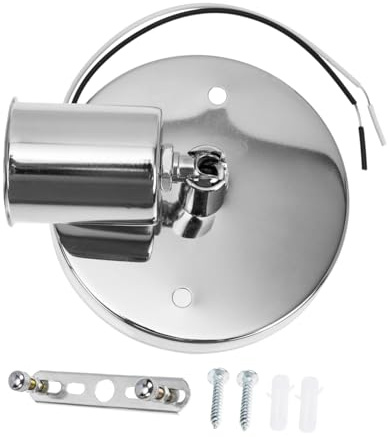 Gatuida Retro Lampenfassung mit Drehung Hochtemperaturbeständiger Keramik Sockel für Glühbirnen für Wohnräume Restaurants und