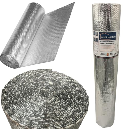 1200mm x 10m, Xcel Multi Purpose Insulation, LOFT and Van Conversions. Thermal Aluminium Reflective Foil.