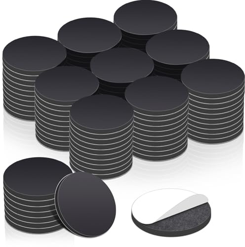 Lot de 80 plaquettes magnétiques autocollantes - 20 x 2 mm - Aimants adhésifs - Aimants adhésifs