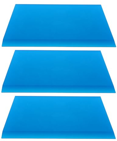 DECORNIJIA 3 Pezzi Spatole in Materiale Tendine per Pellicole Adesive Auto Strumenti Professionali per Applicazione Vinile su Vetri e Interni Veicoli Blu