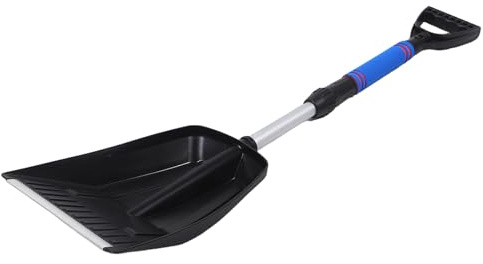 BCOATH Pala Neve Retrattile Portatile con Impugnatura Ergonomica Strumento Smontabile per Rimozione Ghiaccio e Neve da Veicoli Camion e Marciapiedi Accessorio Invernale Resistente e