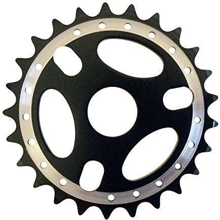 Cervus Bike Alloy BMX Crank Chainring Teeth:25 Black
