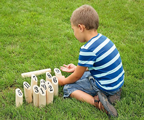 Number KUBB Spiel