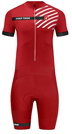 UGLY FROG 2018 Neuen Männer Fahrrad Breathable Frühling & Herbst Kurzarm Radfahren Skinsuit Herren Fahrradtrikot Triathon Bekleidung Fahrradbekleidung Fahrradanzug