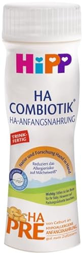Hipp Milchnahrung Pre HA Combiotik trinkfertig, 6er Pack (6 x 200 ml)