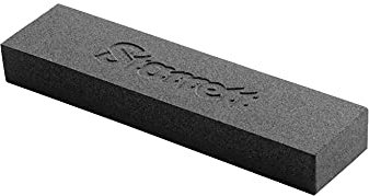 Starrett KBKS1 - Pietra per affilare doppia faccia grana 120 e 320, 200 mm, colore: Grigio