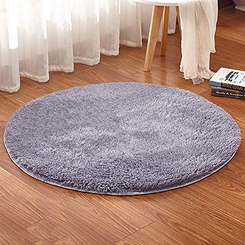 Daoba Tappetini per Il Bagno Tappeto da Bagno Tondo in Microfibra Ideale per Soggiorno/Cucina/Camera Indoor Outdoor Rugs scendibagno Antiscivolo Assorbente tappetini