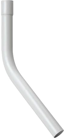 tecuro -583541-45° Spülrohrbogen Ø 28 mm für WC-Druckspüler - Kunststoff weiß