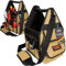 YPC Henchman Werkzeugkorb L – Offene Werkzeugtasche mit stabilem Boden, Wasserfest, Reißfest, Schultergurt mit Polster und Kunststoff-Handgriff, 15 Taschen, Sand-Schwarz, 46x23x23cm, 10 kg Tragkraft