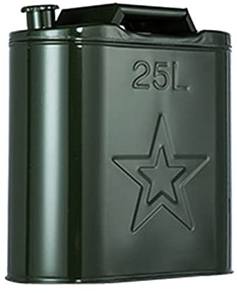 BHBXZZDB Bidón Metal, bidon Gasolina, Bidón para carburante/Garrafa Metal Gasolina/Diesel, Respaldo de Emergencia para vehículos