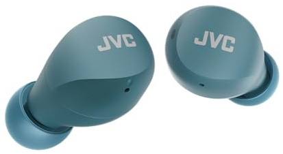 JVC HA-Z66T-Z Gumy Mini True Wireless Earbuds, 23 Hours Playback, Bluetooth 5.1, Compact and Lightweight, Water Resistance (IPX4), Green