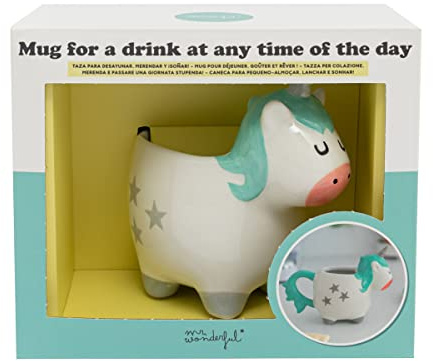 Mr. Wonderful - Taza de Cerámica, Magic Collection - Unicorn, WOA2212389SMZ1