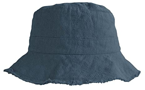 House of Ord Cape Town AVA Bucket Hat Damen Sonnenhut UV Schutz Sommer Fischerhut - in 3 einstellbaren Größen - Größe: M-L: 58 cm Farbe: Blau