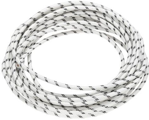 QUARKZMAN 5 Mètre/16,4ft 14AWG Câble Tressé en Silicone Flexible Noir Blanc | Haute Température, Câble Électrique Résistant Isolé pour l'Industrie, -60 à 300 Degrés Celsius