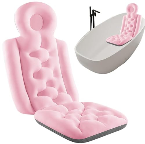 Oreiller de Baignoire Corps Entier | Coussin de Baignoire Confortable Oreiller de Baignoire pour Tout Le Corps | Oreiller de Bain Doux pour Le Dos, Tapis Complet pour Adultes, Femmes et Hommes