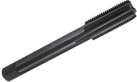 sourcing map Straight Flute Thread Tap, M12 x 1.25 Metric Nitride Coated Screw Threading Tapping Tool Thread Milling Machine Taps, 6542 High Speed Steel (HSS)