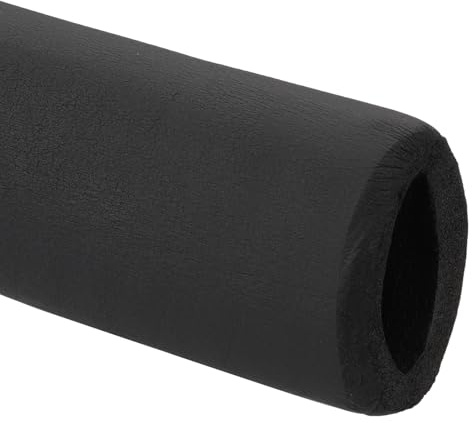 PATIKIL 3(76mm) ID x 6.6Ft Pipe Insulation Foam Tubes, Pipe Cover Wrap Roll Bar Padding Tubing for Handle Grip HVAC Outdoor Air Conditioner Units, Black
