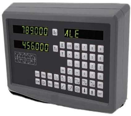 2 Axis DRO Set 5um Digital Readout Kits For 0.005mm Linear Scales Encoder Grating Ruler 70-1020mm Lathes Milling for Lathe Drill Machine(KA300 KA300 SDS6-2V)