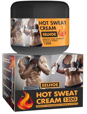 ARANYA Hot Sweat Cream for Workout, Natural Muscle Toning and Fitness Enhancement, Abdominal Heat Burn Formula, 120g