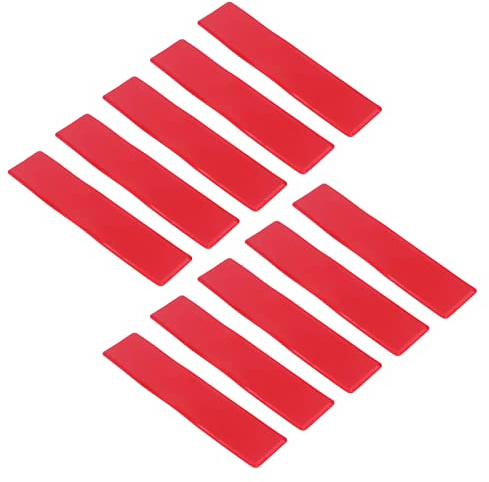 Cryfokt Feldlinienmarkierung, Tennisplatzmarkierung, PVC-Material für Fußball- und Basketballspieler (Rot)