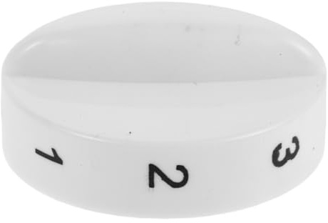 UTHCLO Manopola Termostato Frigorifero Bianca 6 Mm – Controllo Temperatura Regolabile per Congelatore a Pozzetto – Ricambio Tappo Manopola per Frigorifero e Mini Frigo, Installazione Fai