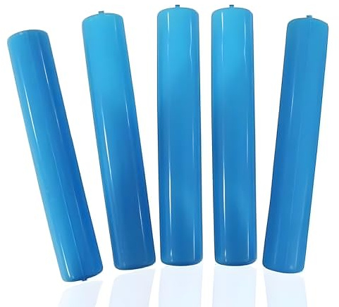 Reusable Ice Cube Sticks for Water Bottles – Pack of 5 Freezable Cooling Rods – Slim 4.75 x 0.75 Design – No Dilution, Reusable Drink Chillers for Bottles, Lunch Bags & Travel