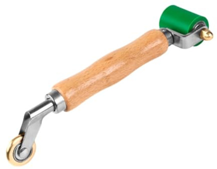 ZGUZMCMK Nahtroller, Handdruckrolle, Doppelend Tapetenglättungswerkzeug, Handgerät für Bodenbeläge, Holzbearbeitung, Banner, Schalldämpfung, GrÜn