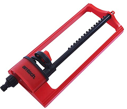 Amtech U2395 15 Jet Oscillating Sprinkler, Perfect for Watering Lawns, Garden, and Agricultural Irrigation