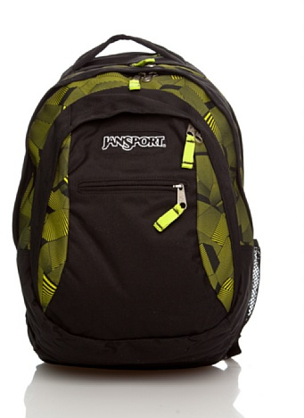 JANSPORT Beamer Sac à Dos Motif Feuilles Vertes