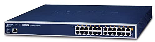 PLANET POE1200G commutateur réseau Géré Gigabit Ethernet (10/100/1000) Connexion Ethernet, supportant l'alimentation via ce port (PoE) 1U Bleu
