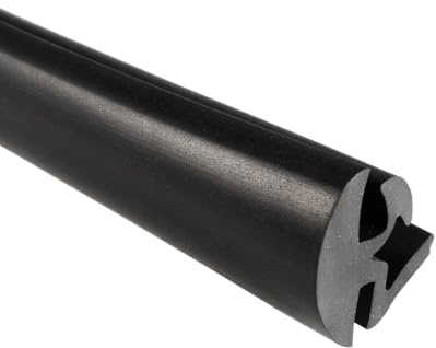 TRIM-LOK - LK1663-25 Trim-Lok EPDM Dichte Gummi Fensterverriegelung Dichtung - passend für 1 10,2 cm Glas und 1 20,3 cm Plattenkante, 6,3 cm Länge - einteiliges Verschlusssystem (Inline), Abisolierdichtung Für Windows