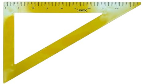 Geodreieck gelb Kunststoff 60 cm