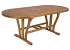 Bizzotto Tavolo Noemi in Legno Ovale ALLUNGABILE 150-200 x 90