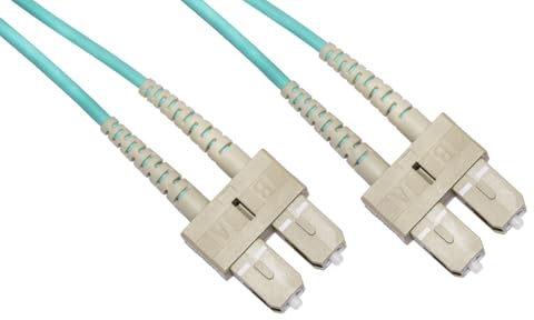 Cavo Fibra Ottica Multimode LSZH Duplex OM3 50/125, SC-SC, 10 mt.