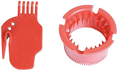 Juego de 2 cepillos de limpieza para iRobot Roomba 400, 500, 600, 700, 800, 900 Series (400, 520, 530, 550, 620, 650, 630, 660, 760, 770, 780, 870, 880, 980) ush en rojo