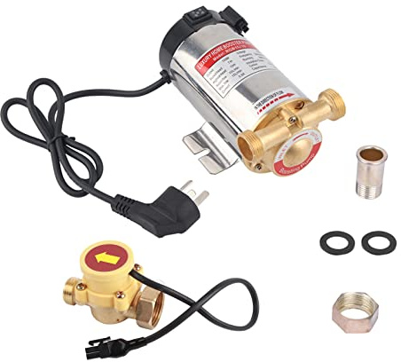 220V 100W Auto Household Stainless Steel Boost Pump for Tap Water Pipeline Sink facucet Shower Pressure Water Booster