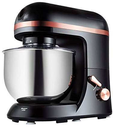 Robot da Cucina, frullatore a Testa inclinata da 5 Litri, sbattitore Elettrico da Cucina a 7 velocità con Gancio per Impasto, Frusta a Filo e Frusta da 1000 W per Torta di Insalata