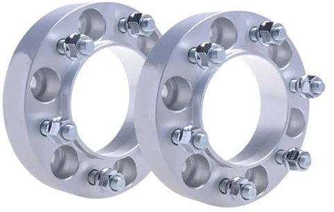 Spurverbreiterungen 2Stück PCD 6X139,7-93,1 Hub Cebtric 6x5,5 (6x139,7mm) Mittelbohrung 93,1mm Auto Radnabe Spacer Für Ford Für Ranger T6 Auto Distanzscheiben (Size : Silver 38mm)
