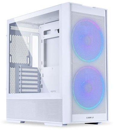 Boitier Moyen Tour ATX Lian-Li Lancool 206 avec Panneau vitré (Blanc)