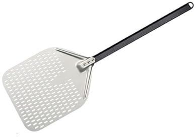 Pala per pizza 1 pezzo 12 14 pollici grande pala per pizza in alluminio lunga con manico lungo Accessorio per pizza spatola per pala antiaderente teglia rotonda paletta per pizza (Color : 14inch 11