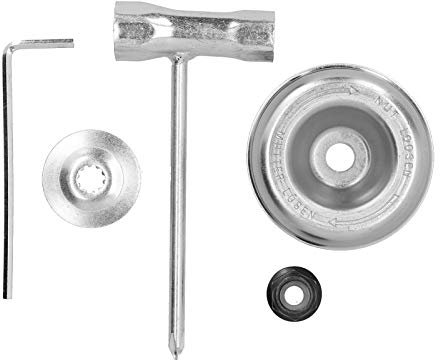 Agatige 2 Set Freischneider-Klingenadapter, Rasenmäher-Klingenadapter-Set, Gartenmaschine, Bürstenklingen-Adapter, Aufsatz, Wartungsset für ST IHL Trimmer-Zubehör